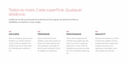 Design De Site Incrível Para Desafios Em Execução