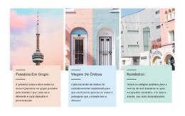 Viagem Em Grupo Pequeno – Página De Destino Responsiva