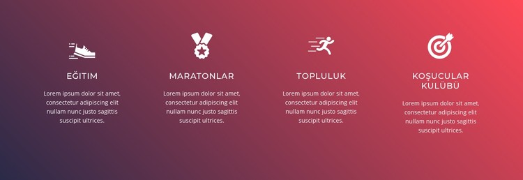 Koşmak karmaşık bir spordur CSS Şablonu