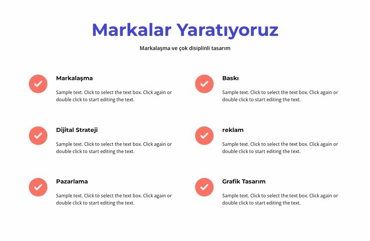 Markalaşma ve çok disiplinli tasarım Web Sitesi Mockup'ı