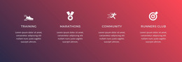 Running Is A Complex Sport - Website Mockup