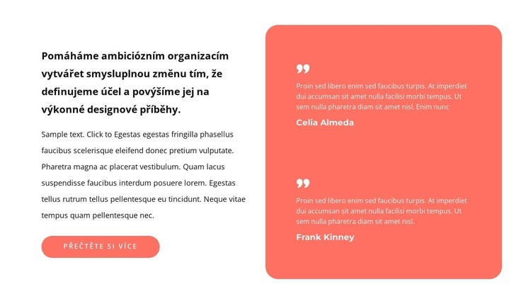 Publikace a design pro designéry Šablona webové stránky