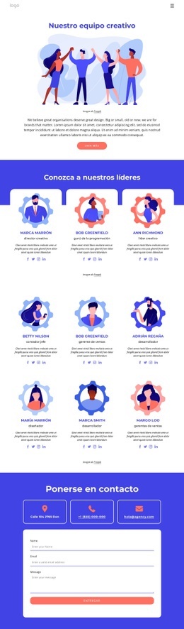 Gente Del Estudio De Diseño