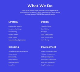 Graphic, Web And Print Design - Build HTML Website