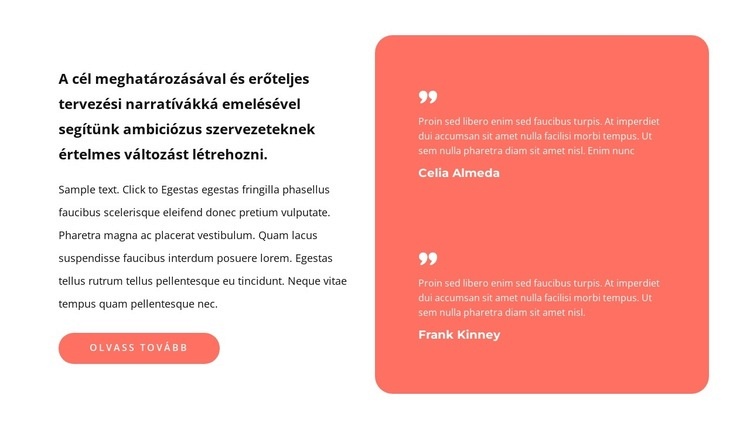 Kiadványok és design tervezők számára Weboldal sablon