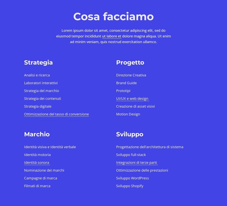 Progettazione grafica, web e stampa Modello CSS