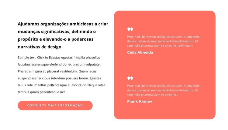 Publicações e design para designers Construtor de sites HTML