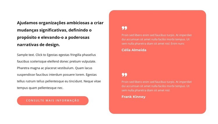 Publicações e design para designers Maquete do site