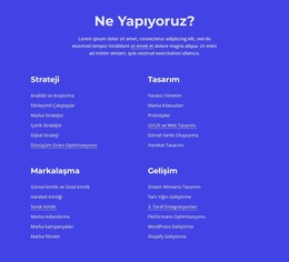 Grafik, Web Ve Baskı Tasarımı - Web Sitesi Oluşturucu Şablonu