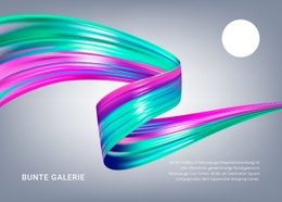 Bunte Galerie - Benutzerdefinierter Website-Builder