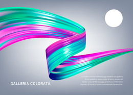 Galleria Colorata - Modello HTML E CSS