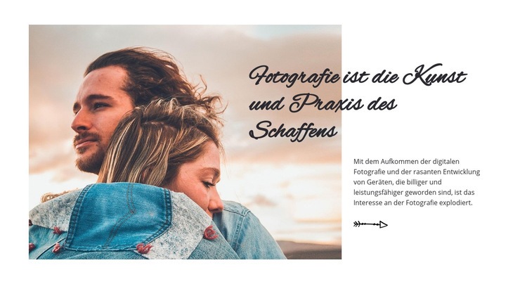 Kunstfotografie Website design