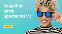 Snapchat Lance Des Lunettes Modèle CSS À Télécharger Gratuitement