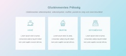 Friss És Ízletes Sütemények - HTML Webhelysablon