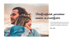 Sanat Fotoğrafçılığı Için CSS Şablonu