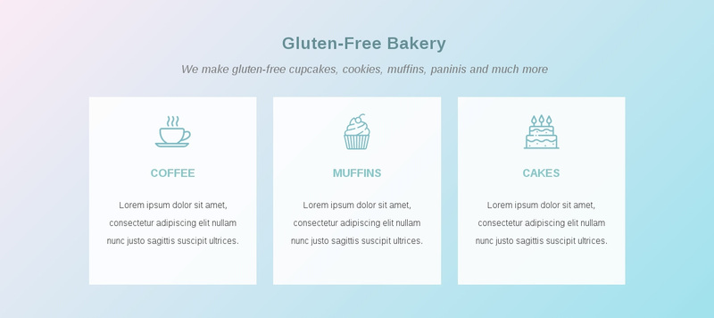Fresh and flavorful cakes Web Page Design