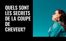 Secrets De La Coupe De Cheveux - Meilleure Maquette De Site Web