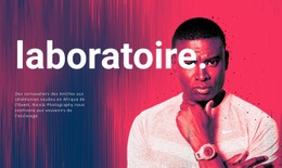 Laboratoire - Thème WordPress Moderne