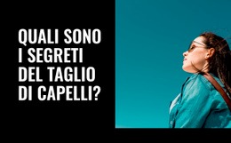 Segreti Del Taglio Di Capelli - Generatore Di Siti Web Multiuso Creativo