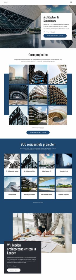 Architectuur En Stedenbouw - Joomla-Websitesjabloon