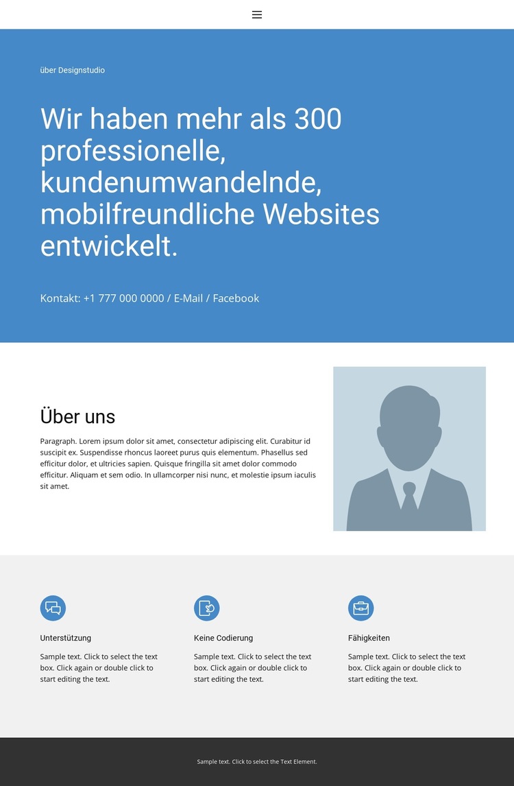 Rund 5 Website-Vorlage