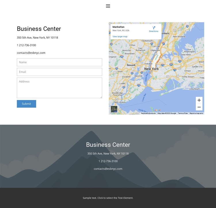 Contact us 5 Joomla Template
