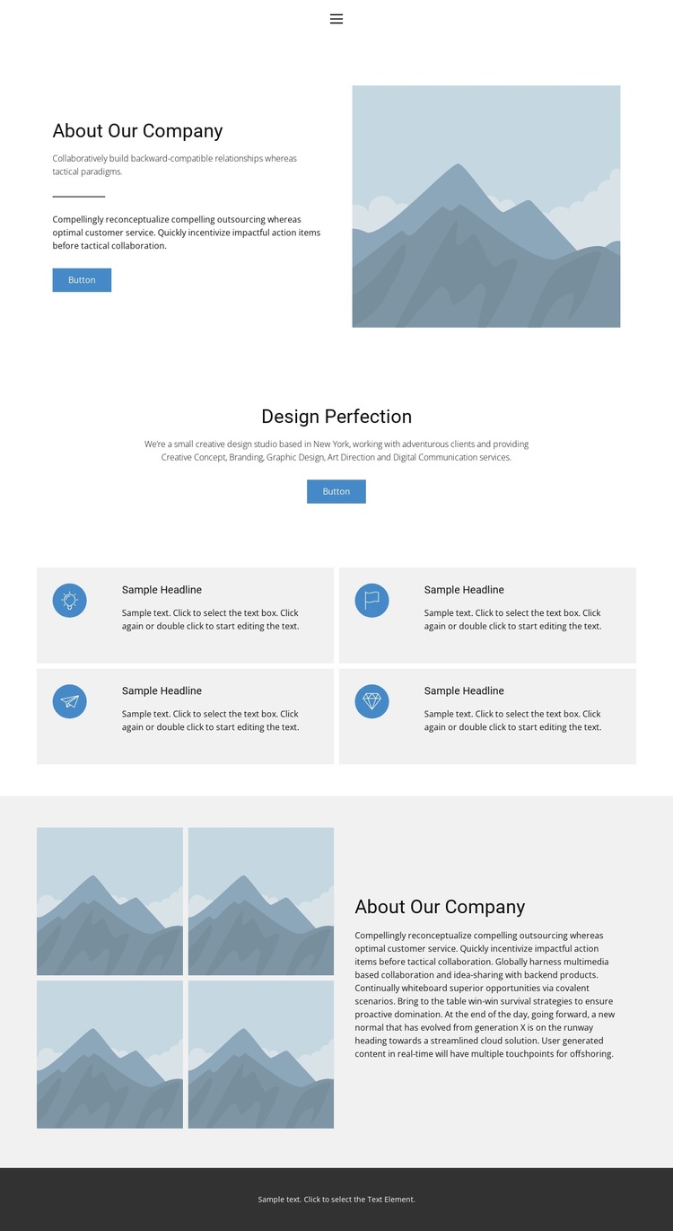 About 6 Joomla Template