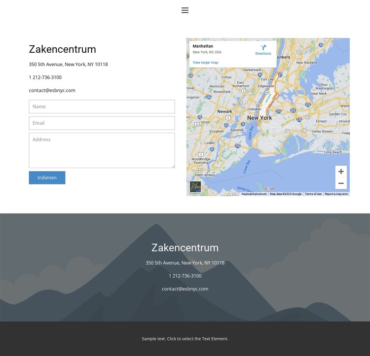 Neem contact met ons op 5 HTML-sjabloon