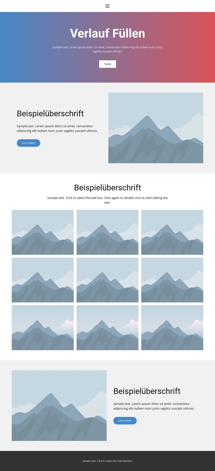 Galerie 4 Website-Vorlage