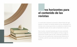 Maqueta De Sitio Web Gratuita Para Nuevos Horizontes