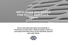 Página Da Web Para Parceria Com Construtora