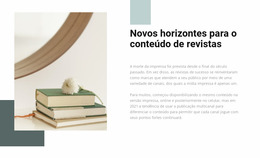 Novos Horizontes - Modelo Joomla De Arrastar E Soltar