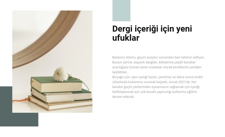 Yeni ufuklar CSS Şablonu