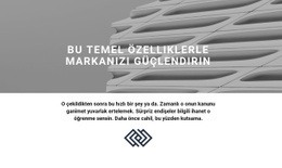 İnşaat Şirketi Ortaklığı - Yaratıcı, Çok Amaçlı Site Tasarımı