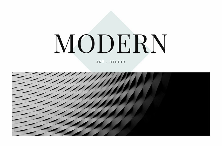 Moderní v architektuře Html Website Builder