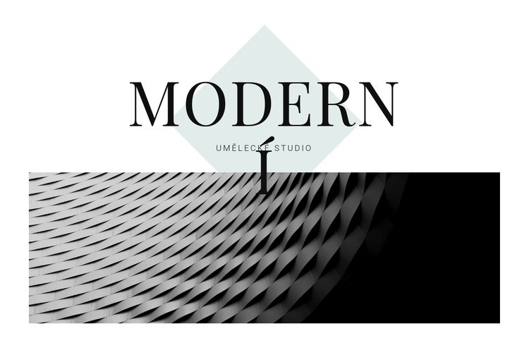 Moderní v architektuře Šablona