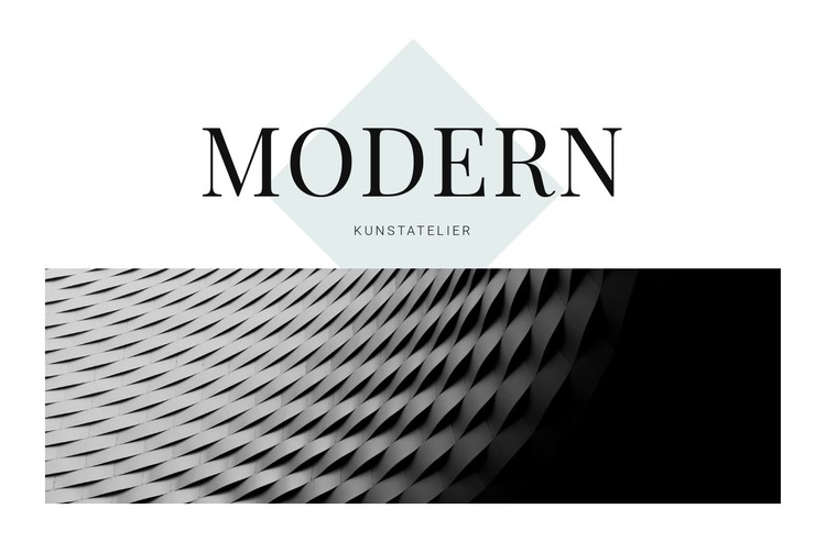 Modern in der Architektur CSS-Vorlage