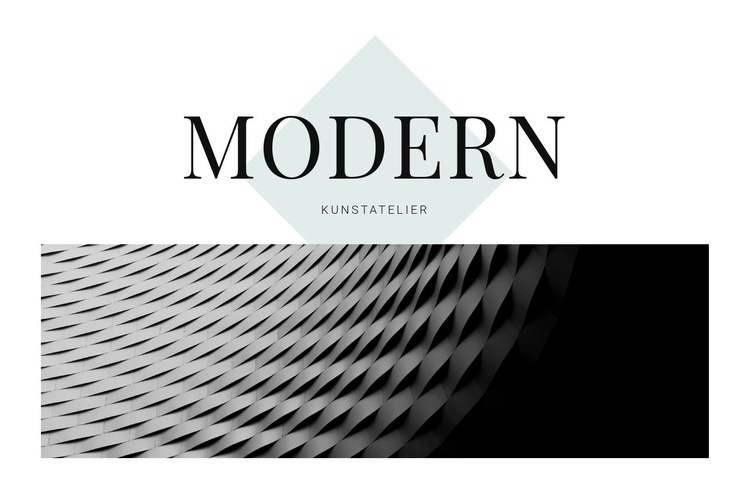 Modern in der Architektur Website design
