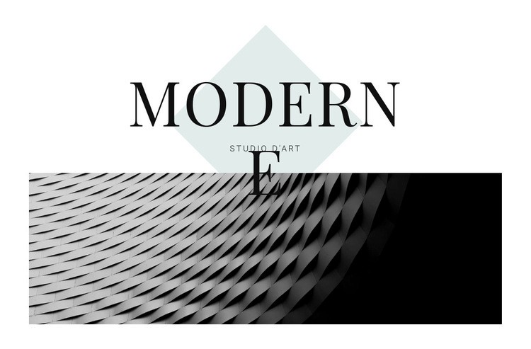 Moderne en architecture Conception de site Web