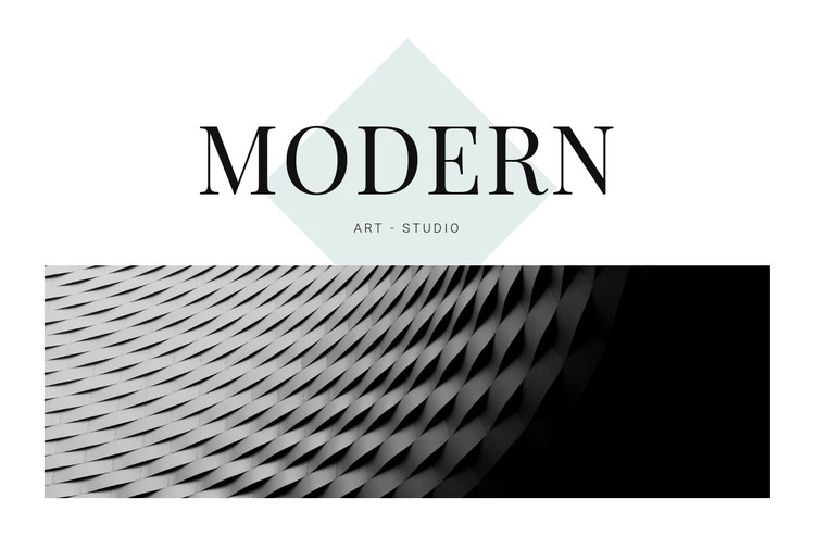 Modern in architecture Homepage Design