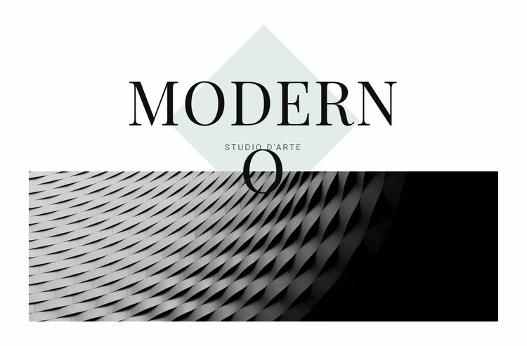 Moderno in architettura Costruttore di siti web HTML