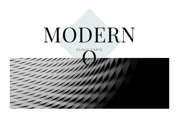 Moderno in architettura Modello
