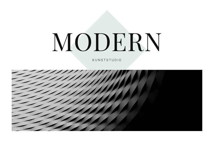 Modern in architectuur HTML-sjabloon