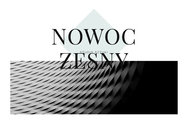 Nowoczesna w architekturze Szablon CSS