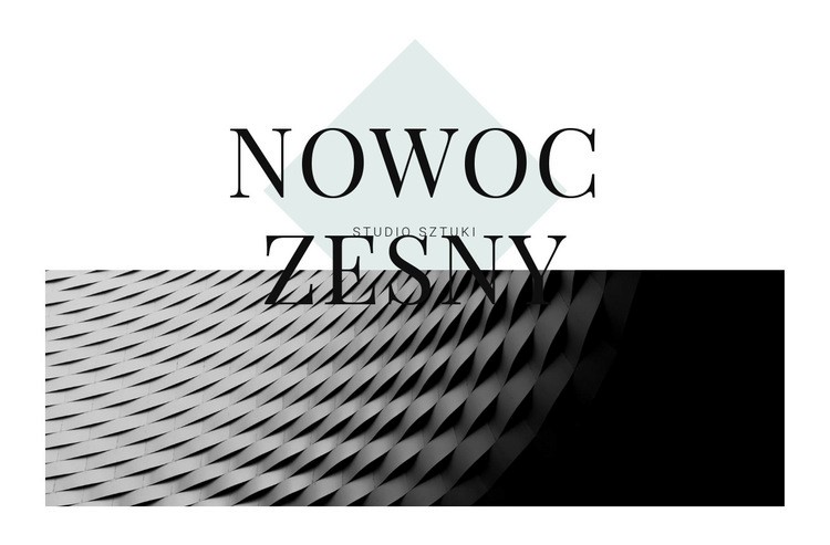 Nowoczesna w architekturze Szablon