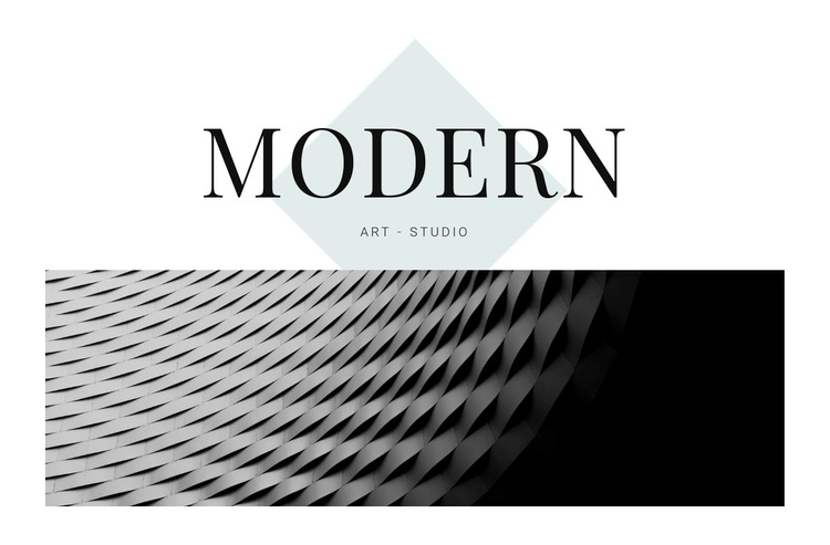 Modern in architecture Template
