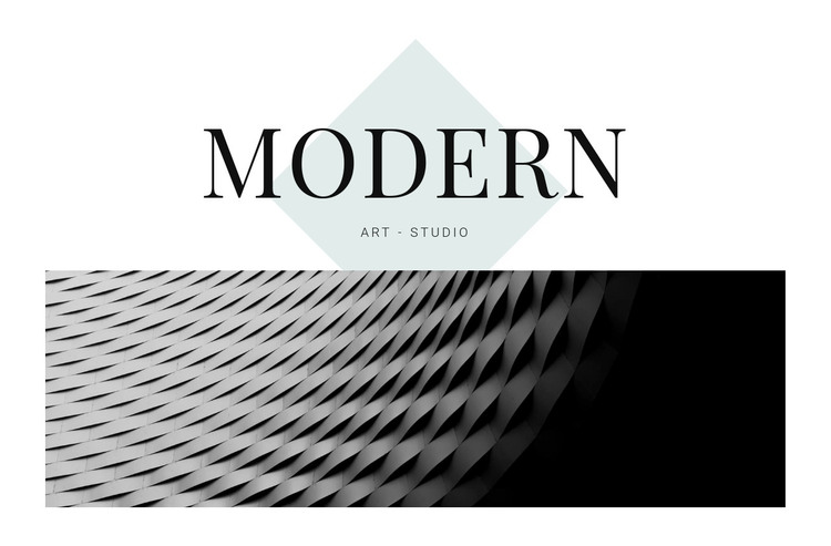 Modern in architecture Web Design