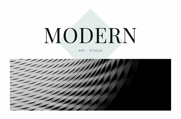 Modern in architecture Web Page Design