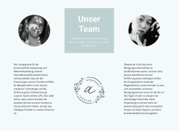 Unser Blumenteam - Website-Design