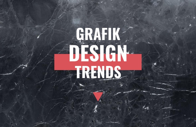 Grafikdesign-Trends Landing Page